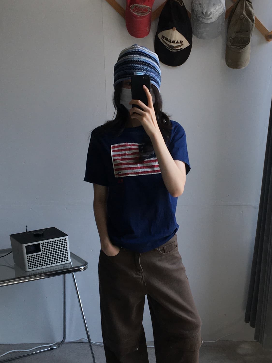 폴로 랄프로렌 성조기 반팔티 상품이미지1