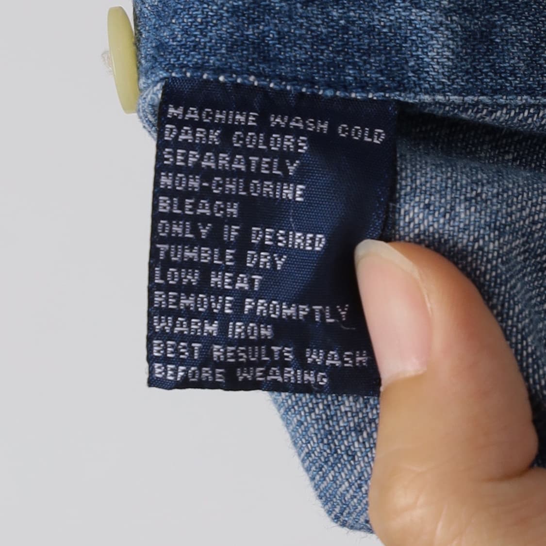 CHAPS ralph lauren 원포켓 데님 셔츠   상품이미지9