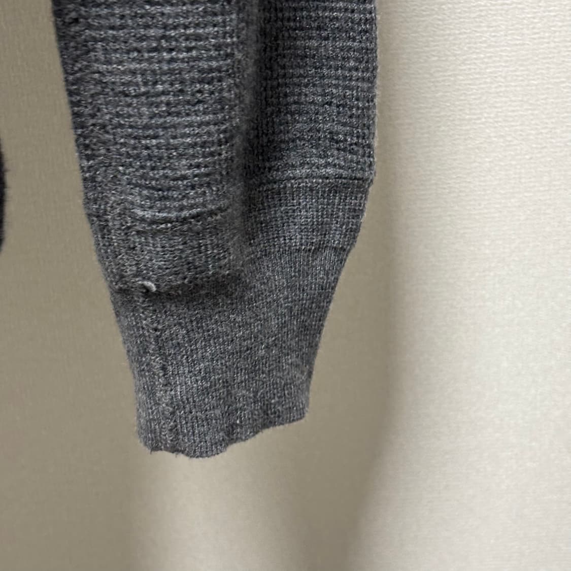 4) 오라리 24aw 울 코튼 써멀 와플 니트 롱슬리브 상품이미지5