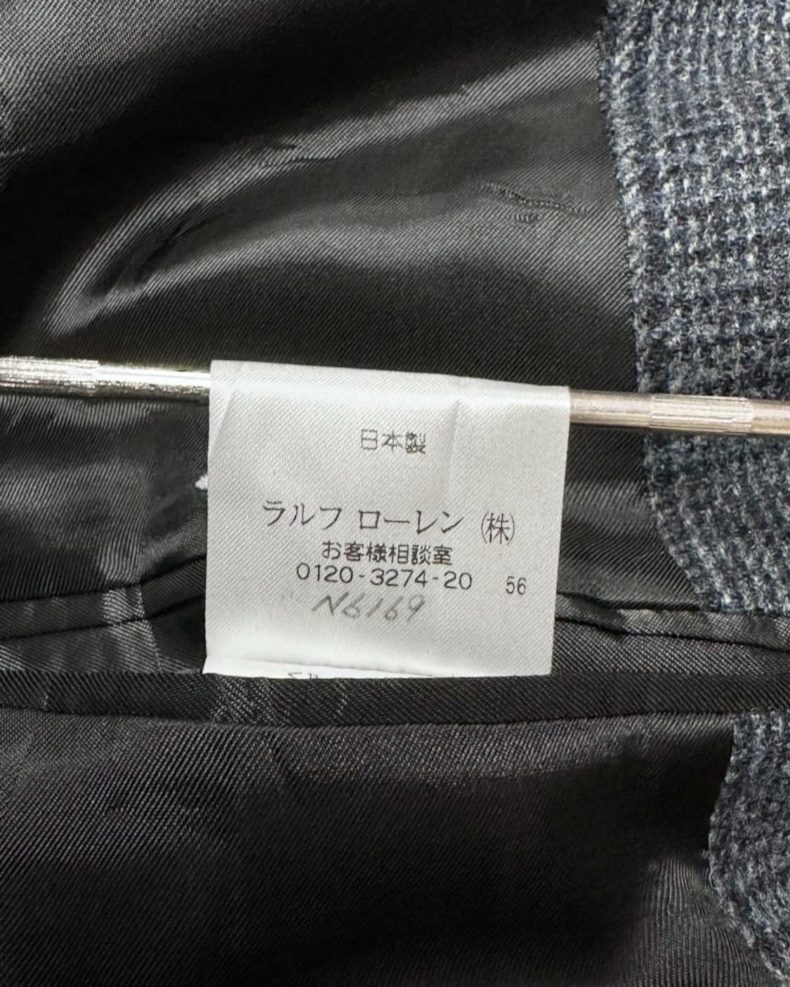 폴로 랄프로렌 울 체크 싱글자켓 상품이미지6