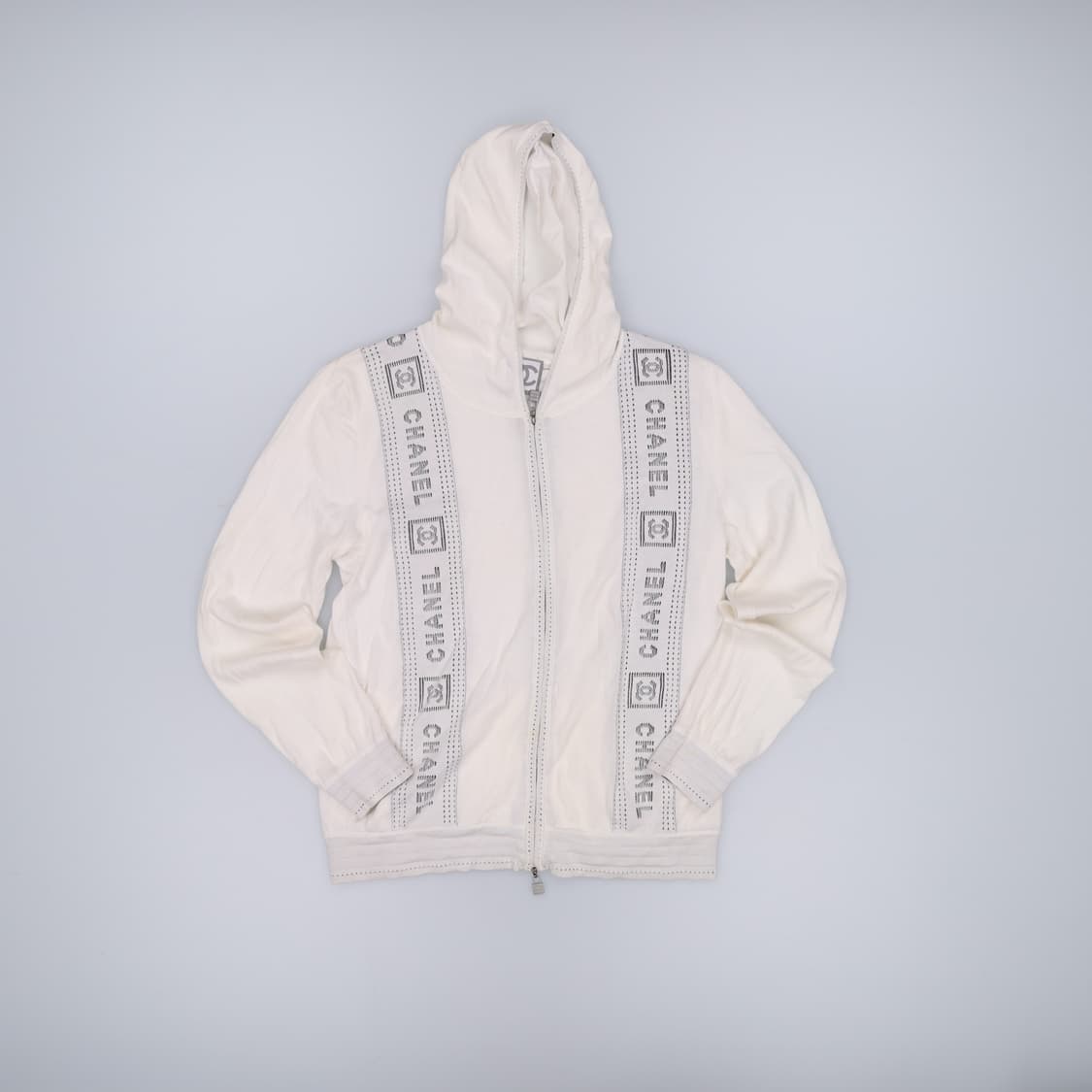 40 샤넬 여성 니티드 후드집업 0427H1 상품이미지1