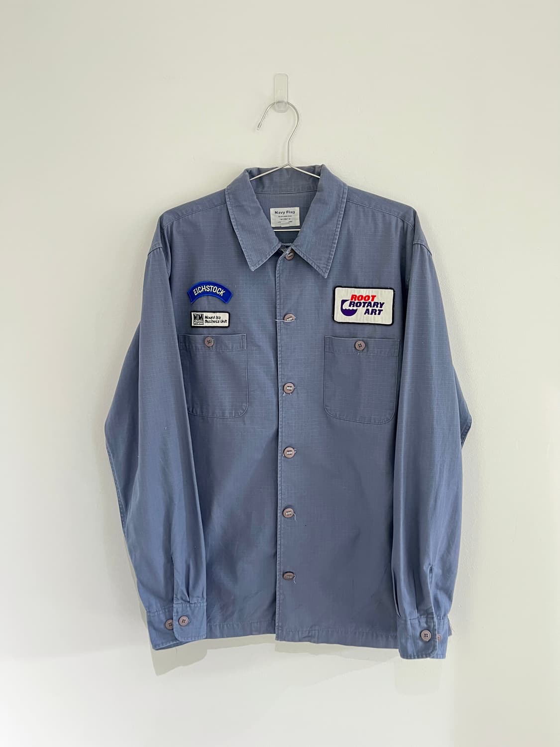 NAVY FLAG ripstop work shirt  상품이미지1