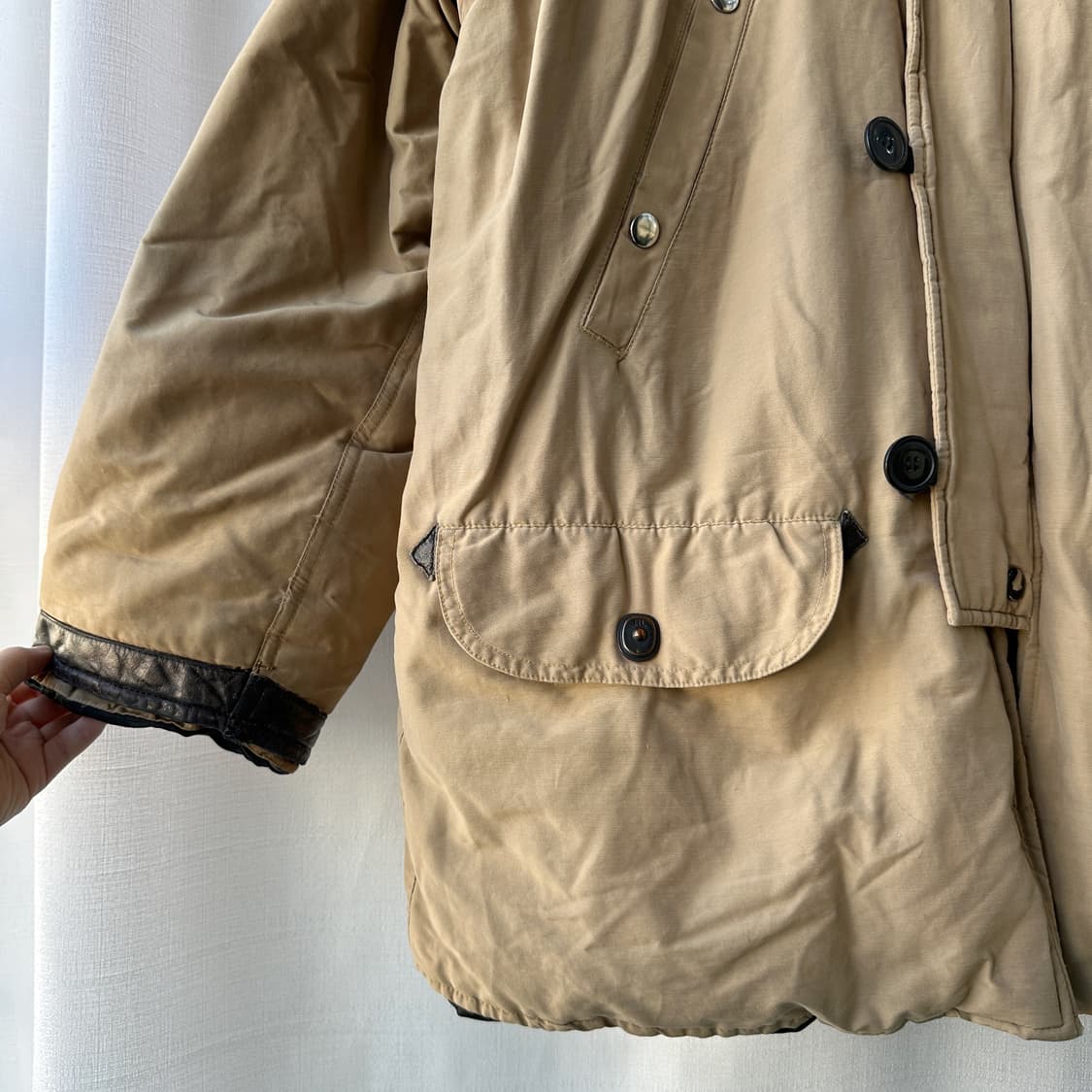 랄프로렌 폴로 진스 다운 파카 N3B 베이지 L 상품이미지4