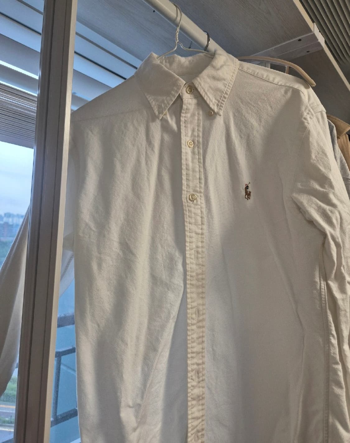 폴로 랄프로렌 가먼트다이 옥스포드 셔츠 M(100사이즈) 멀티포니 상품이미지4