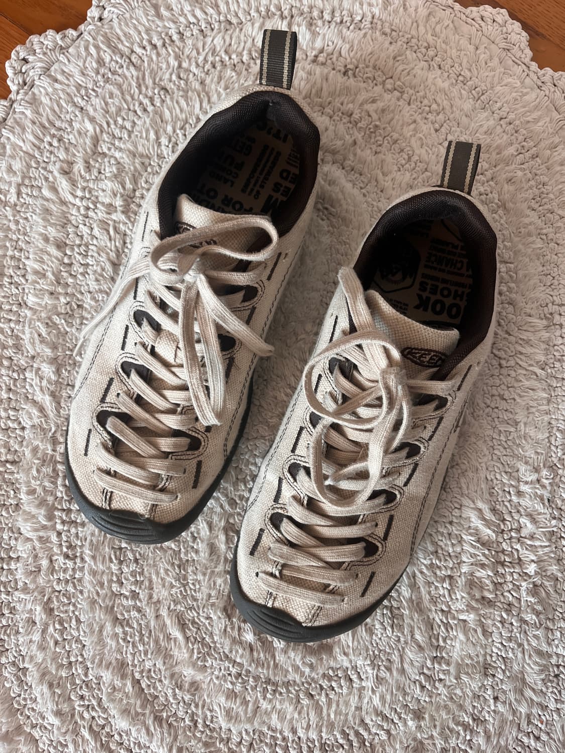 킨 keen 재스퍼 스니커즈 내츄럴 캔버스 블랙올리브 255 상품이미지2