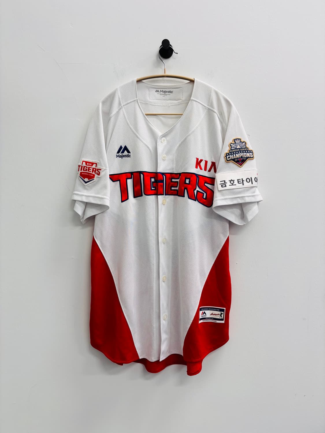 KIA 기아 타이거즈 2017 통합 우승 기념 어센틱 유니폼 상품이미지1