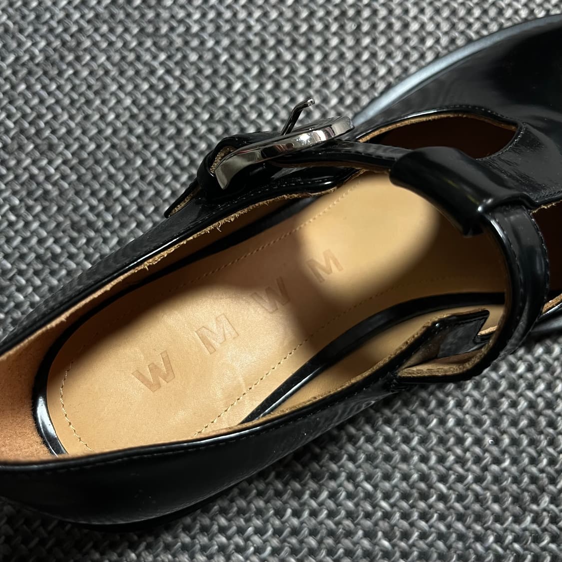 WMWM 블랙 슈즈 38 상품이미지4