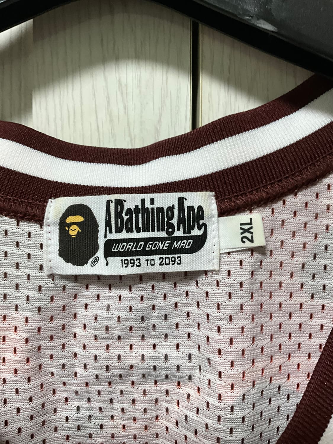 베이프 바스켓볼져지 슬리브리스(남녀 모두 착용가능) 상품이미지3