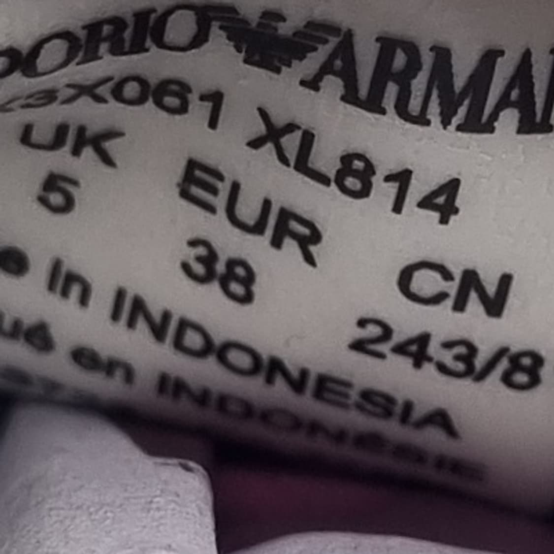 oo 엠포리오아르마니 스니커즈 243 상품이미지6