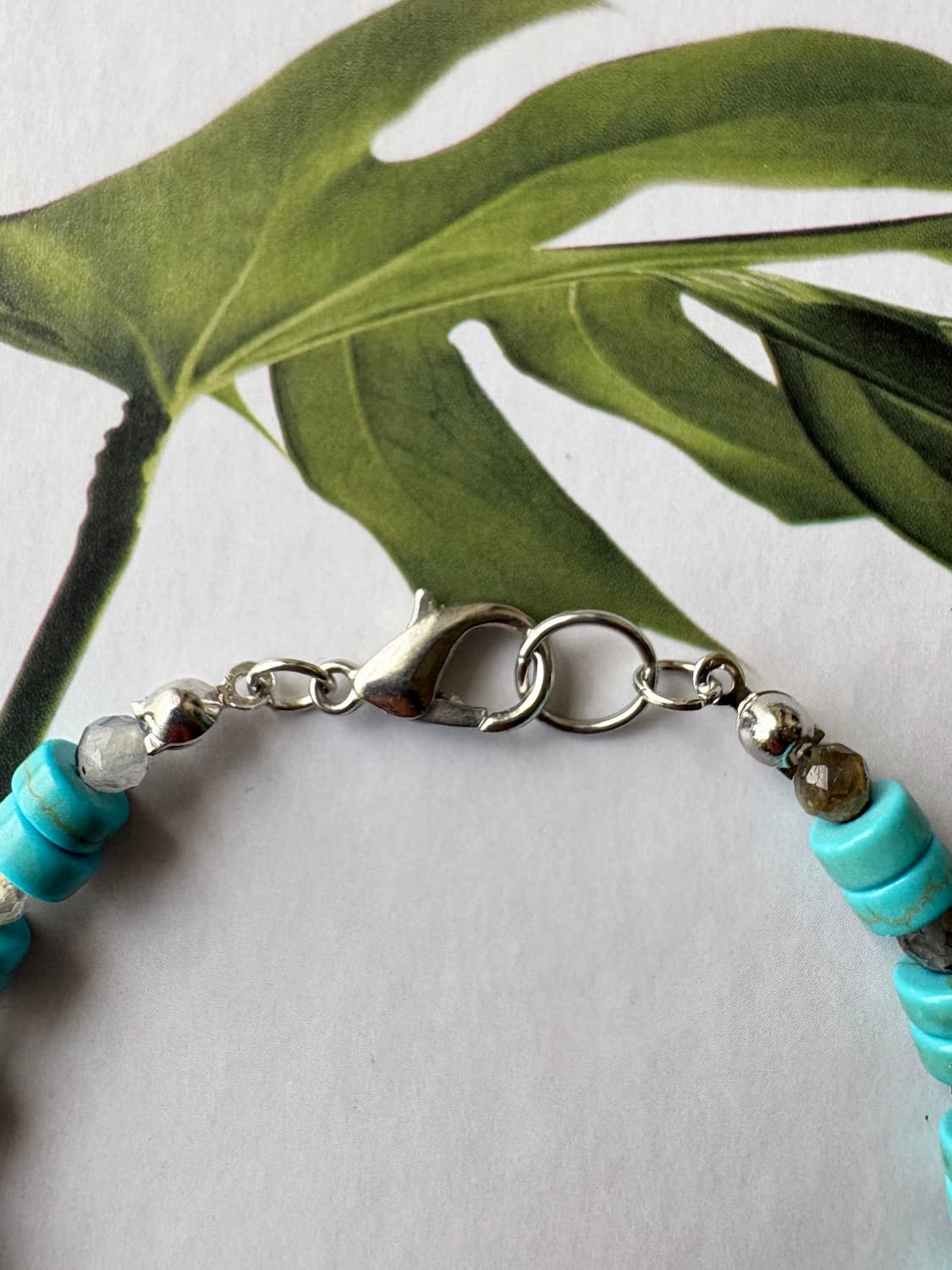 데일리 진주 터키석 팔찌 상품이미지2