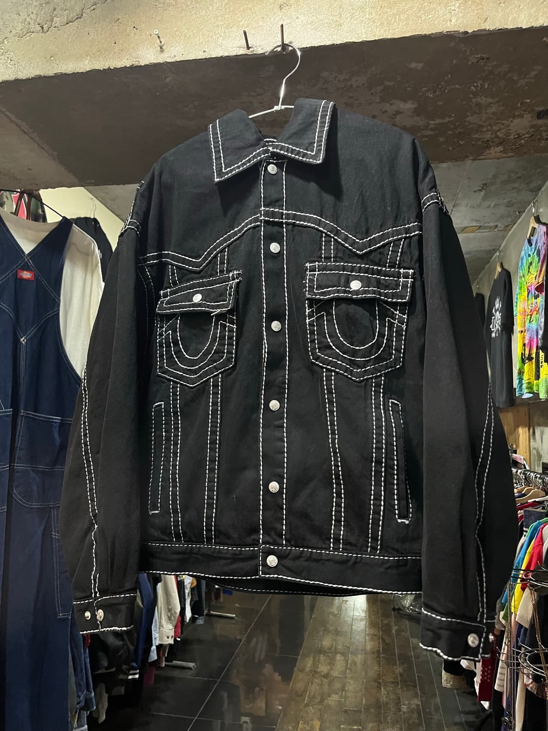 True Religion Big Stitch Trucker Jacket 상품이미지1