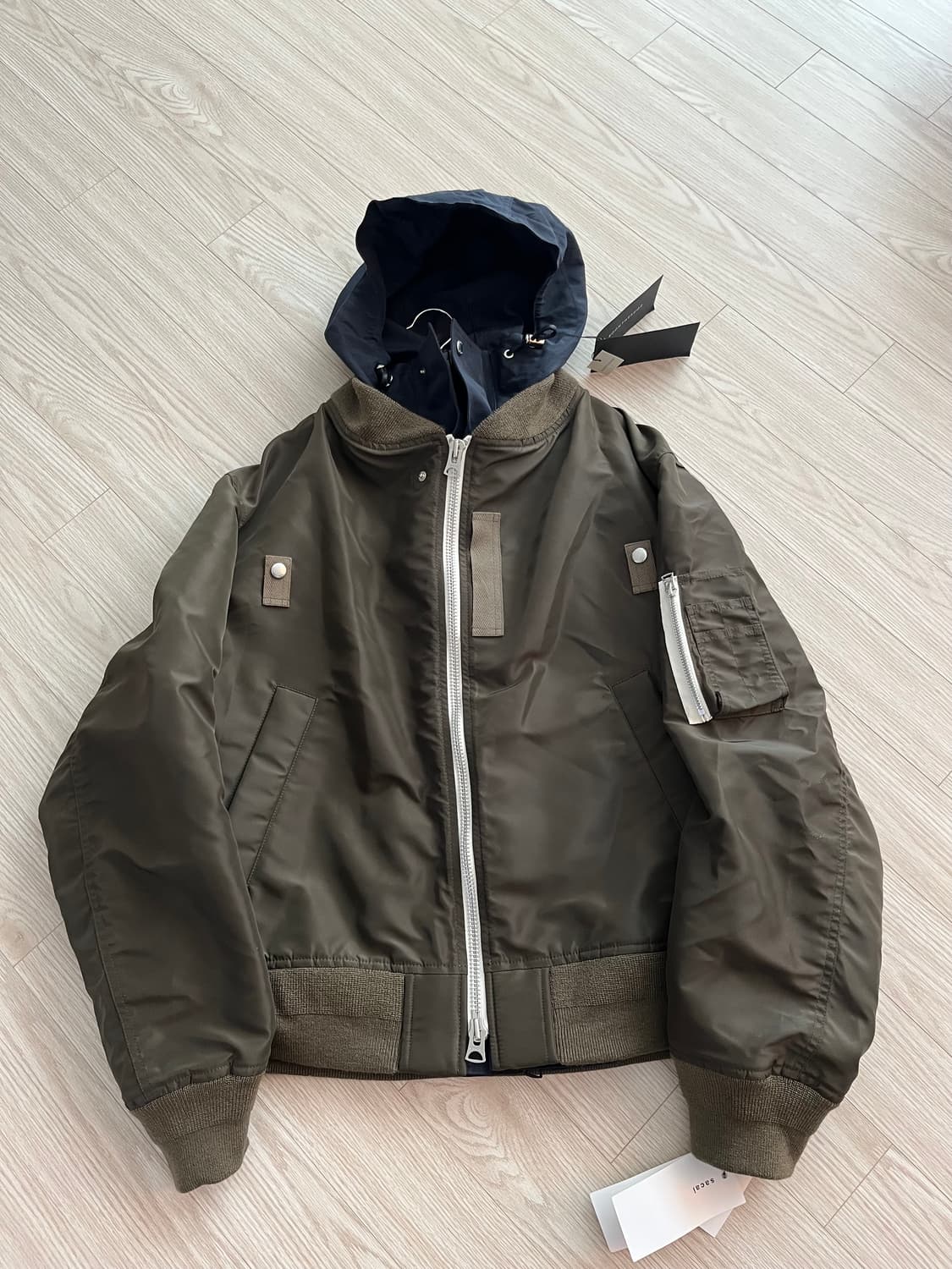 25fw 사카이 그로그랭 블루종 상품이미지1