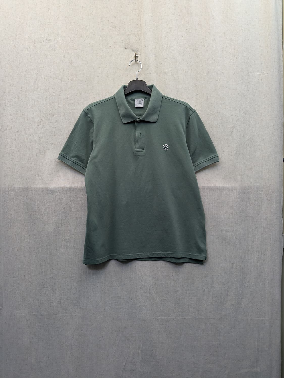 Brooks Brothers 그린 반팔 폴로티 상품이미지1