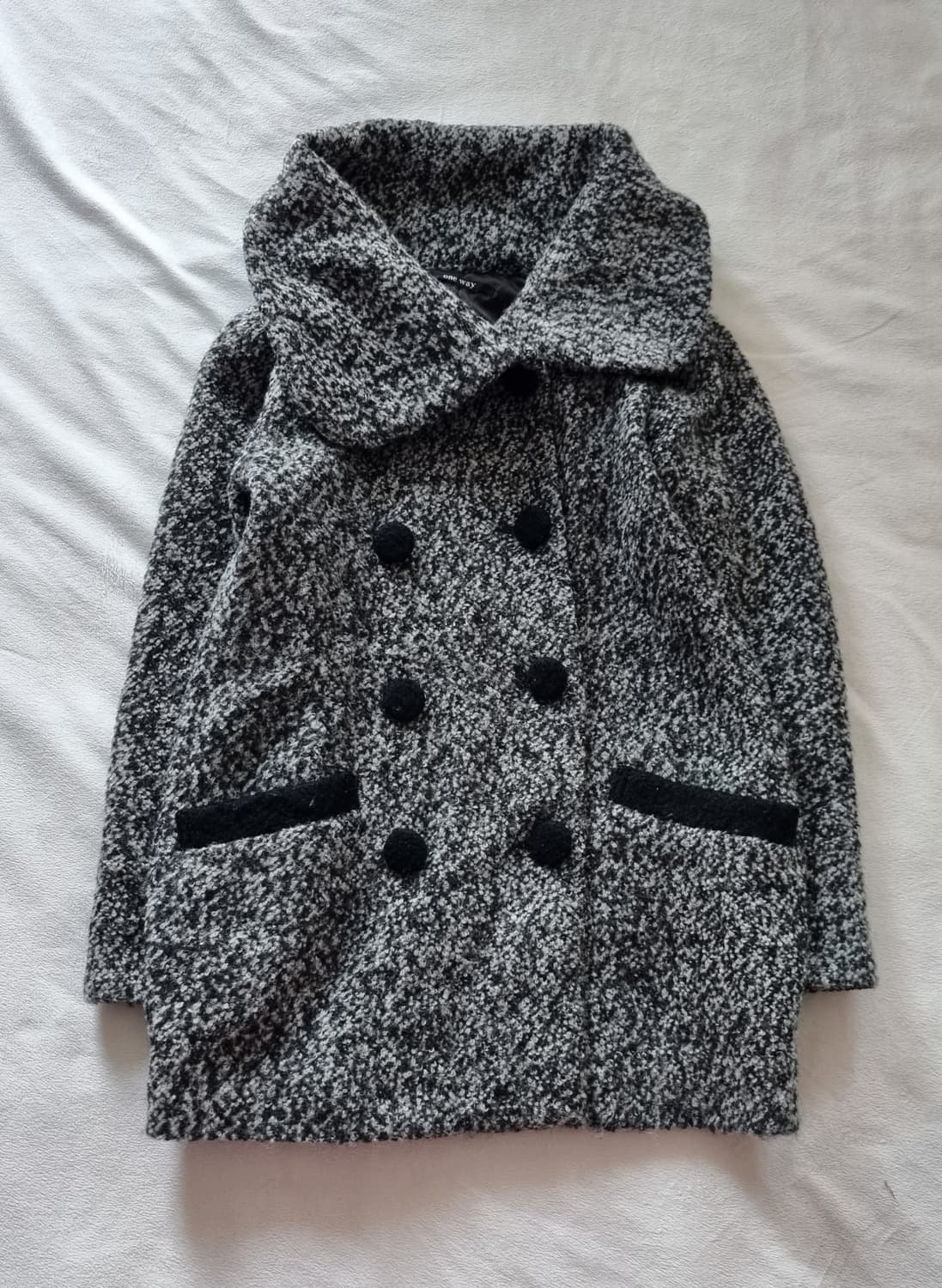 빈티지 모리걸 하구미 그레이 코트 상품이미지1