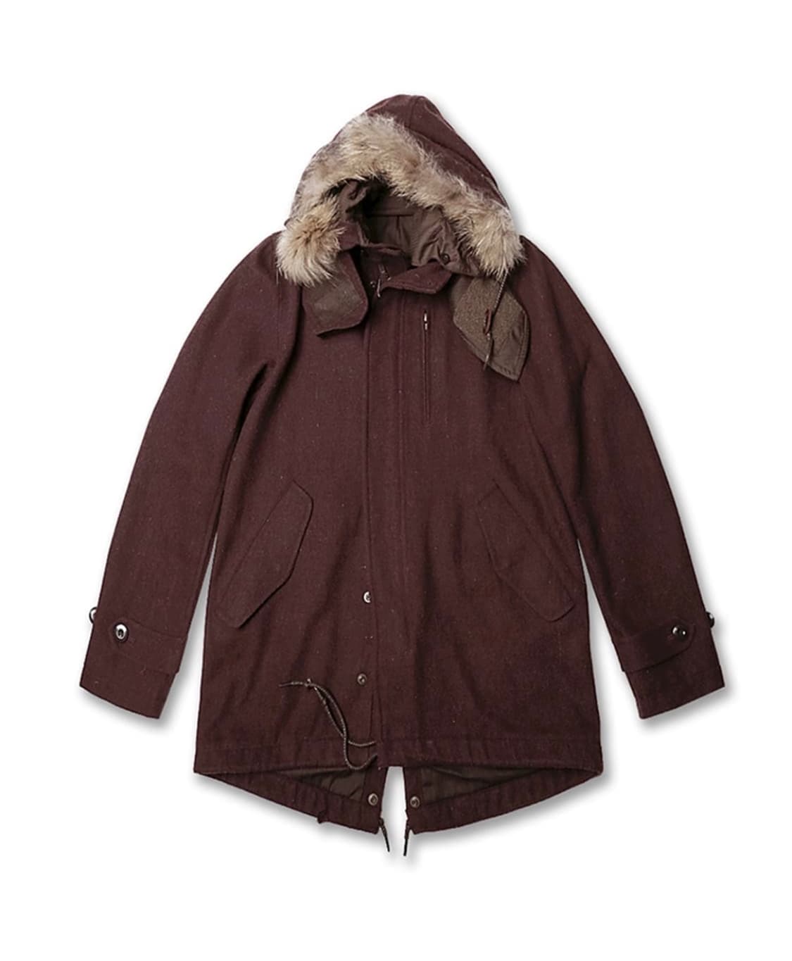 빔즈 [Beams] 버건디 울 피쉬테일 자켓 상품이미지1