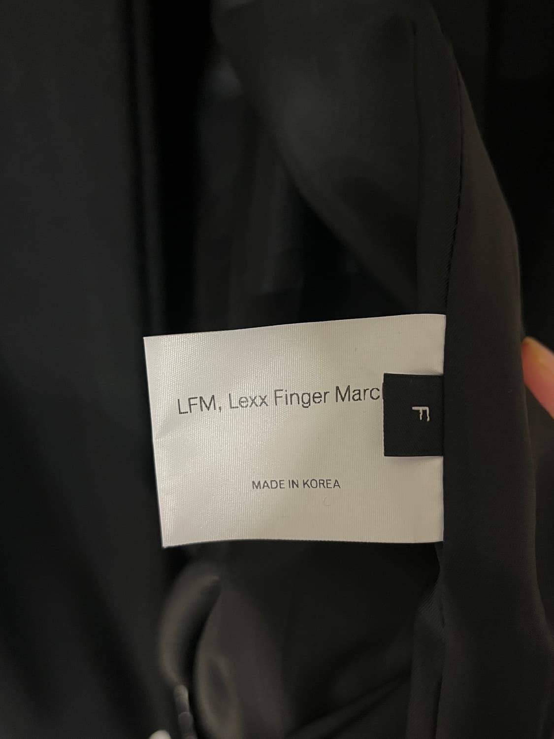 LFM 캐시미어 더블 롱 코트 블랙 상품이미지8