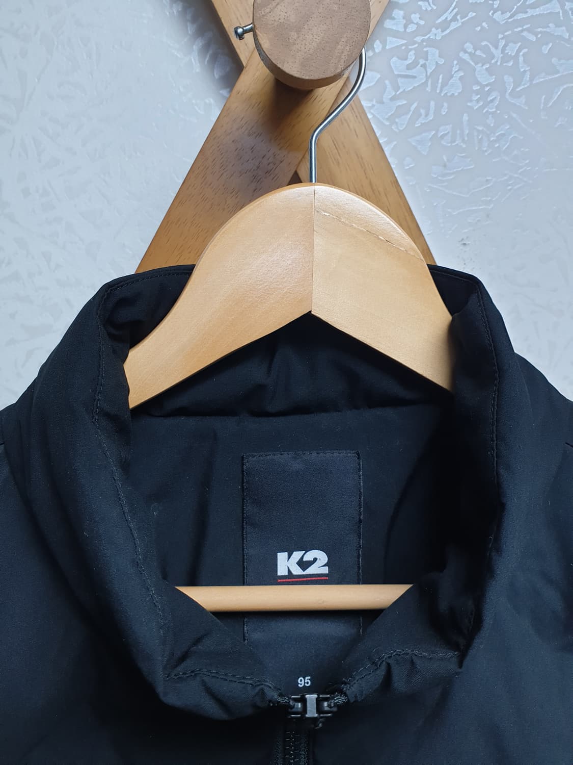 [남95] k2 퀼팅 구스경량패딩 블랙 상품이미지4