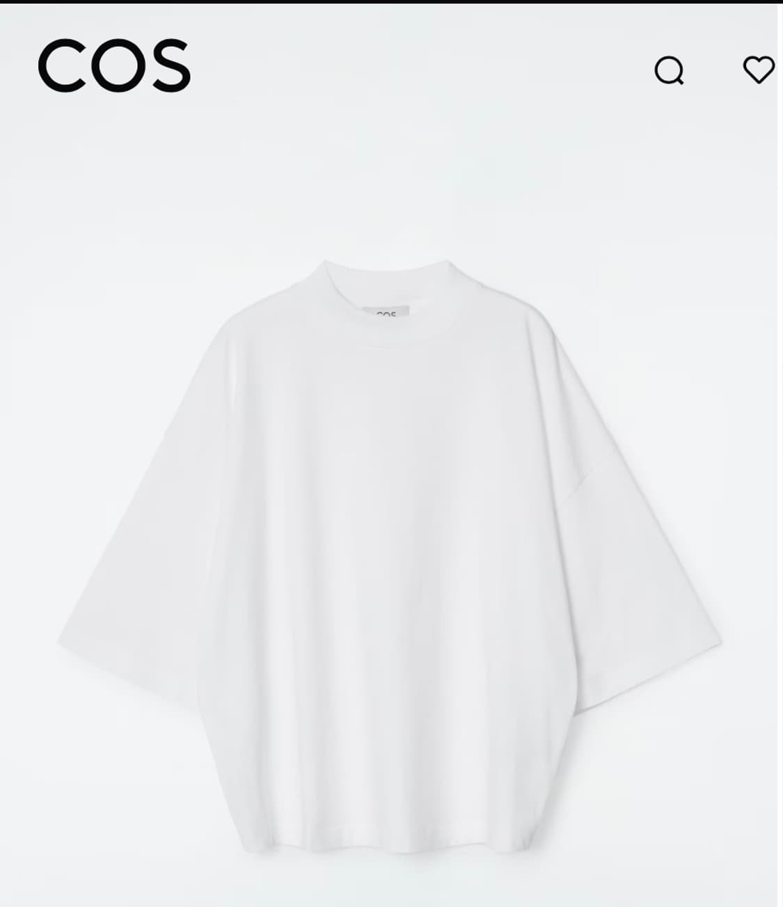 COS 모크넥 티셔츠 상품이미지2