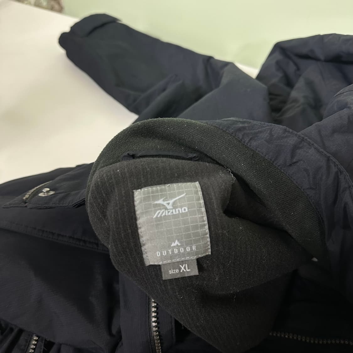 XL 미즈노 아웃도어 블랙 나일론점퍼 상품이미지5