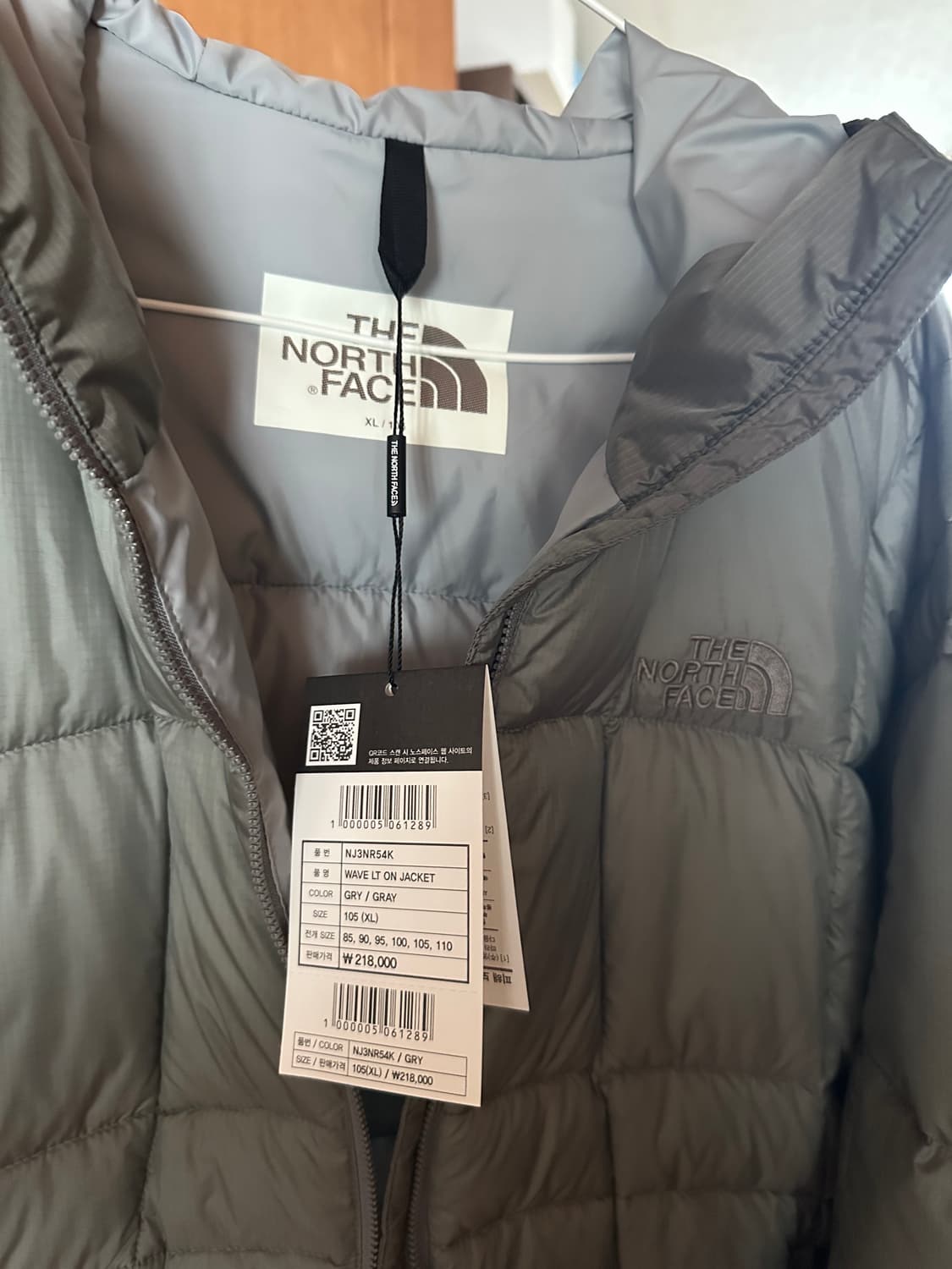 노스페이스 웨이브 LT온 자켓 그레이 상품이미지3