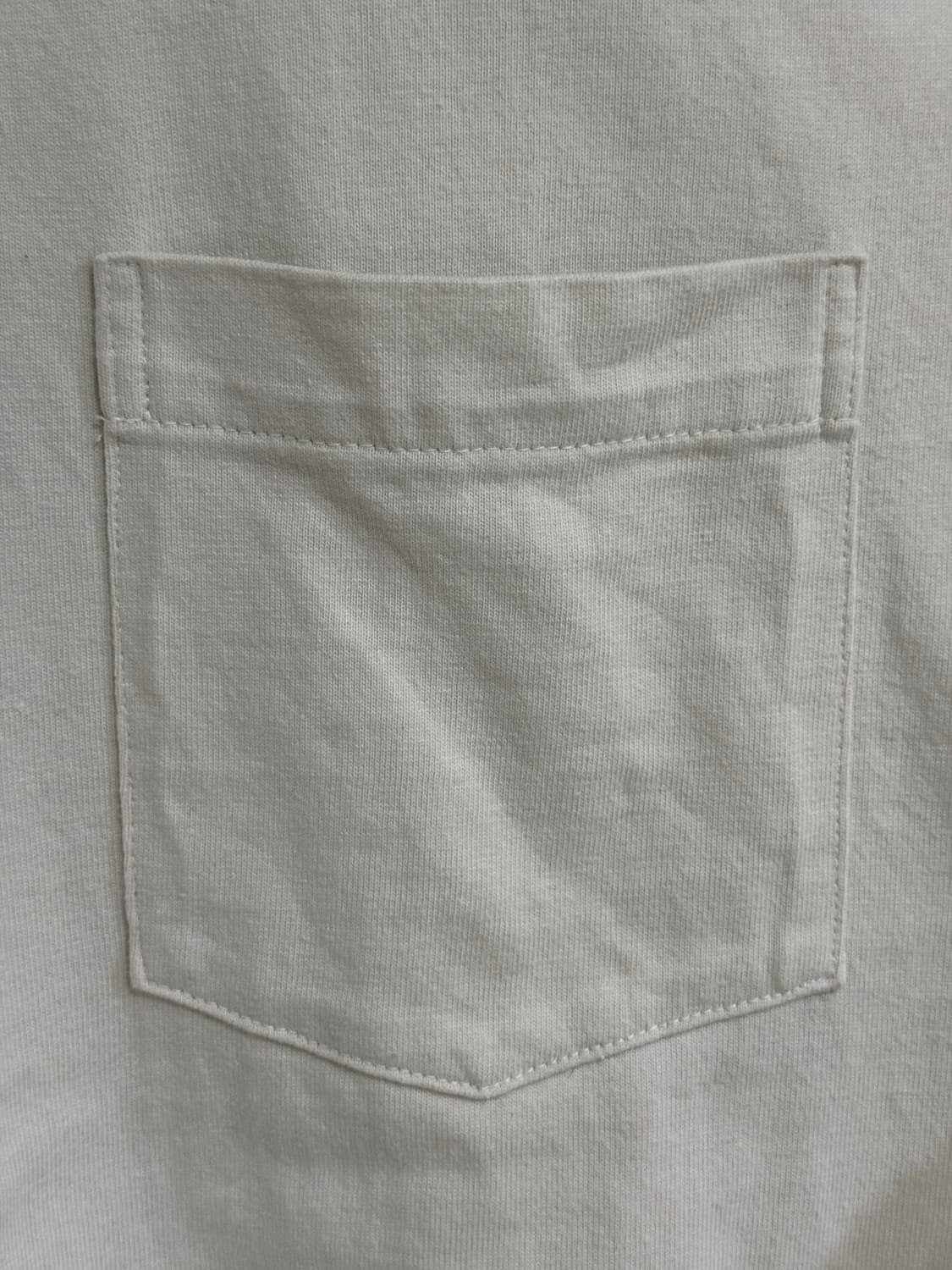 [XL] 카키스 Khakis 포켓 반팔 티셔츠 아이보리 상품이미지5