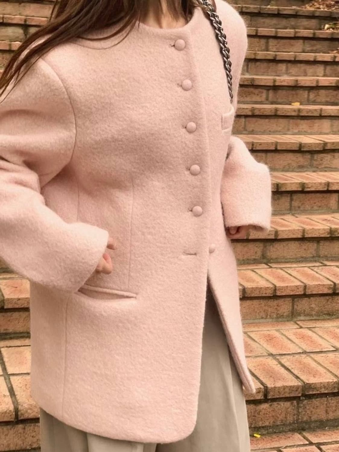 오픈업클로젯 노카라 울자켓 상품이미지3