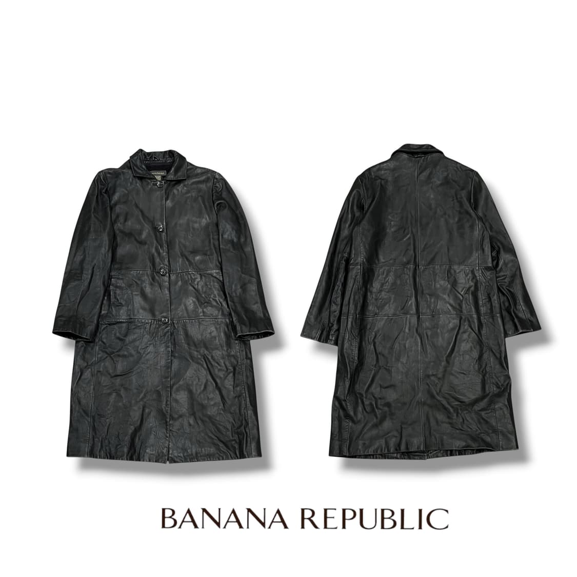 바나나리퍼블릭 레더 롱코트 s08606 상품이미지1