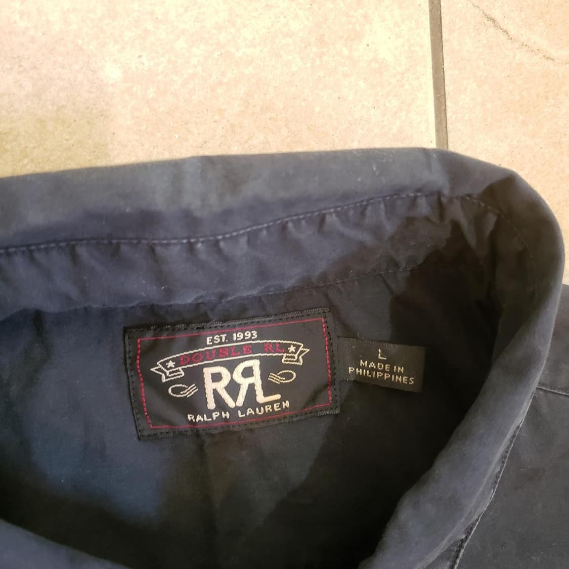 RRL 더블알엘 코튼 트윌 웨스턴 셔츠 상품이미지2