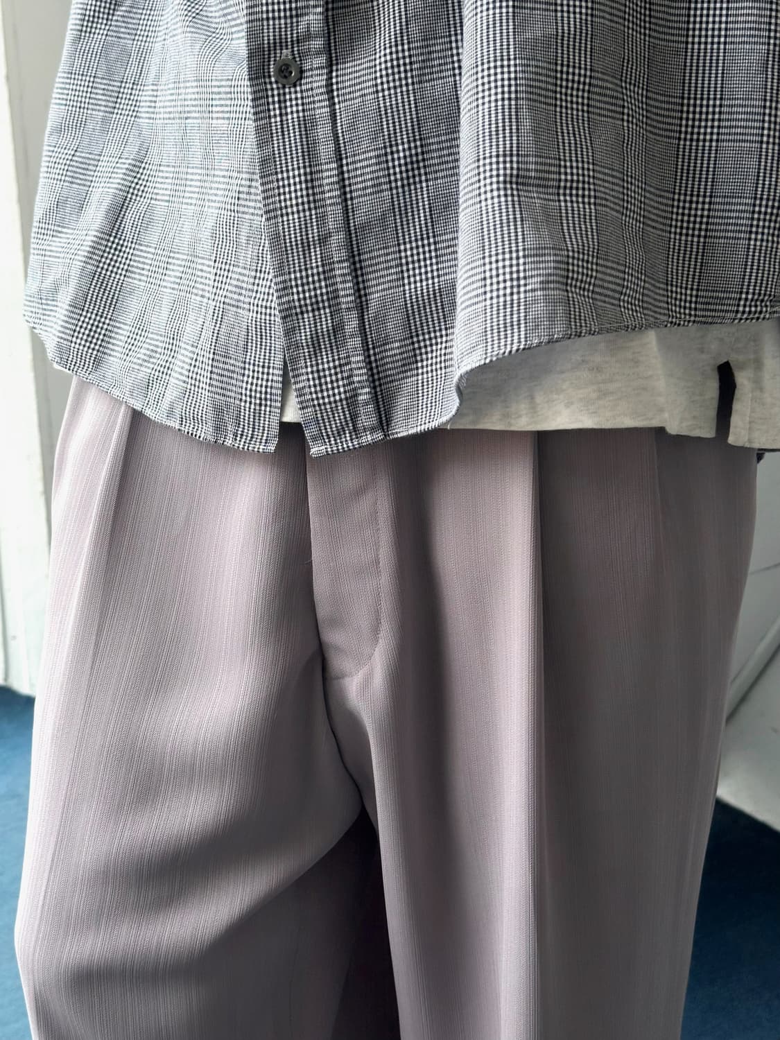Tropical poly 2 pleats trouser 상품이미지10