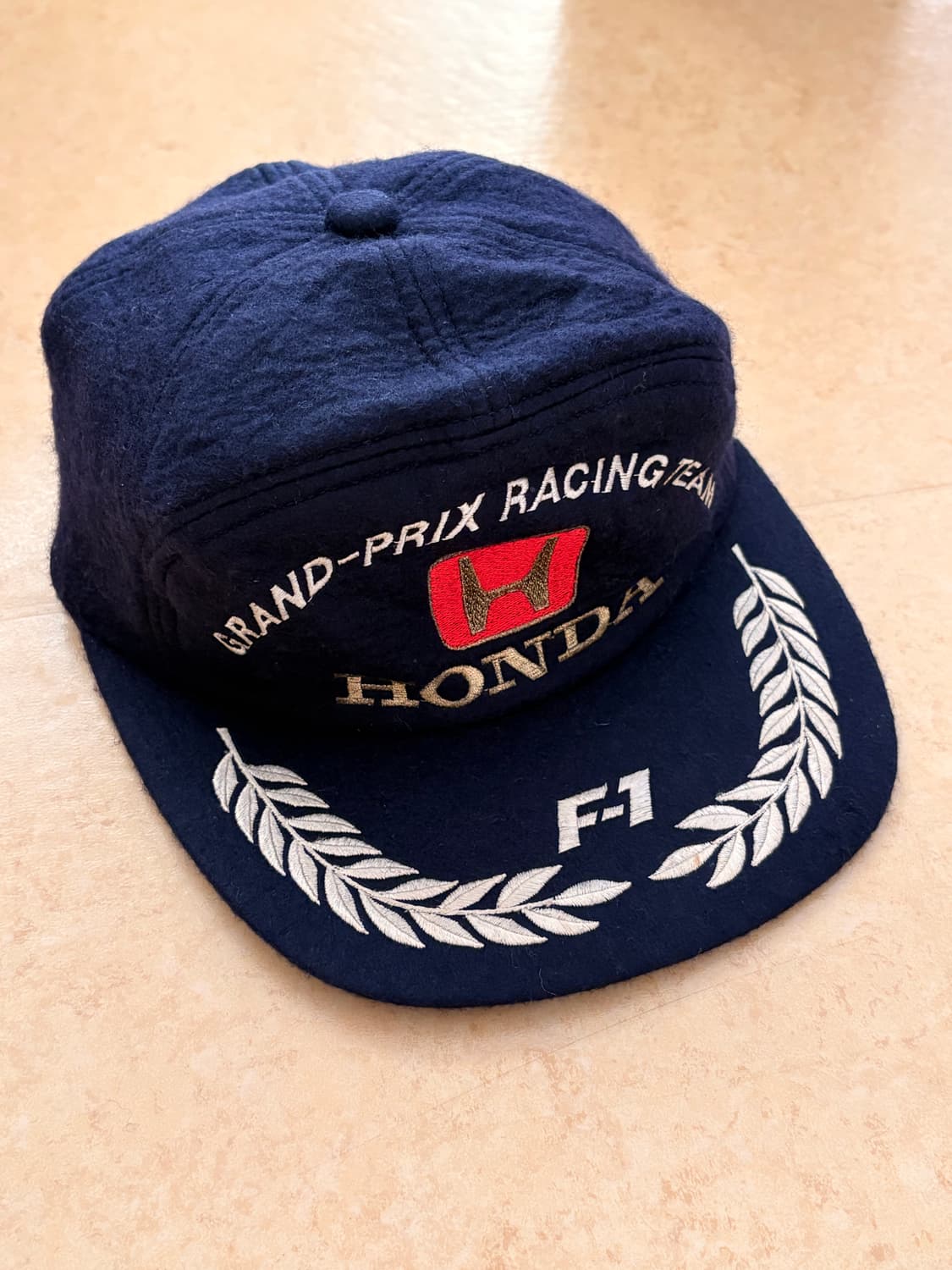 90s 혼다 HONDA F1 그랑프리 레이싱팀 울 캡 모자 상품이미지1