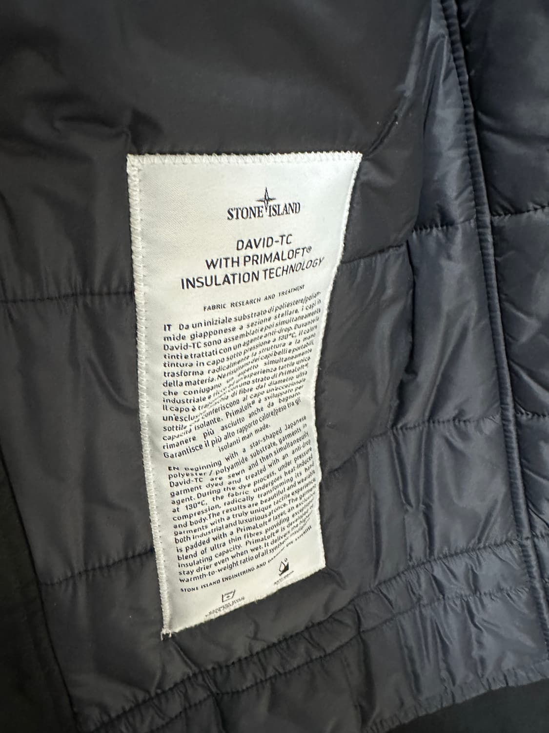 [S]스톤아일랜드 다비드 DAVID-TC 프리마로프트 코트 상품이미지5