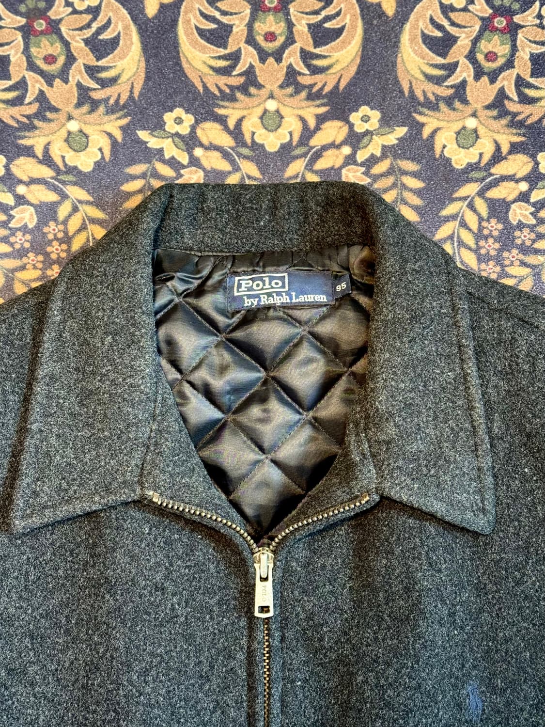 90s 폴로 울 블루종 스윙탑 상품이미지3