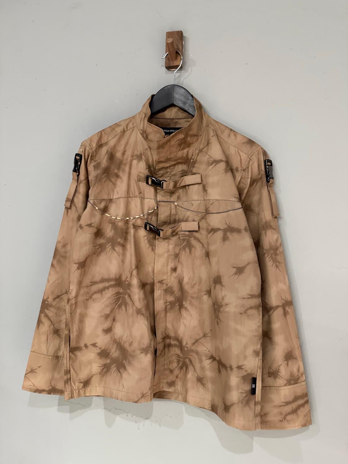 Berning sho grunge printing buckle jk 상품이미지5