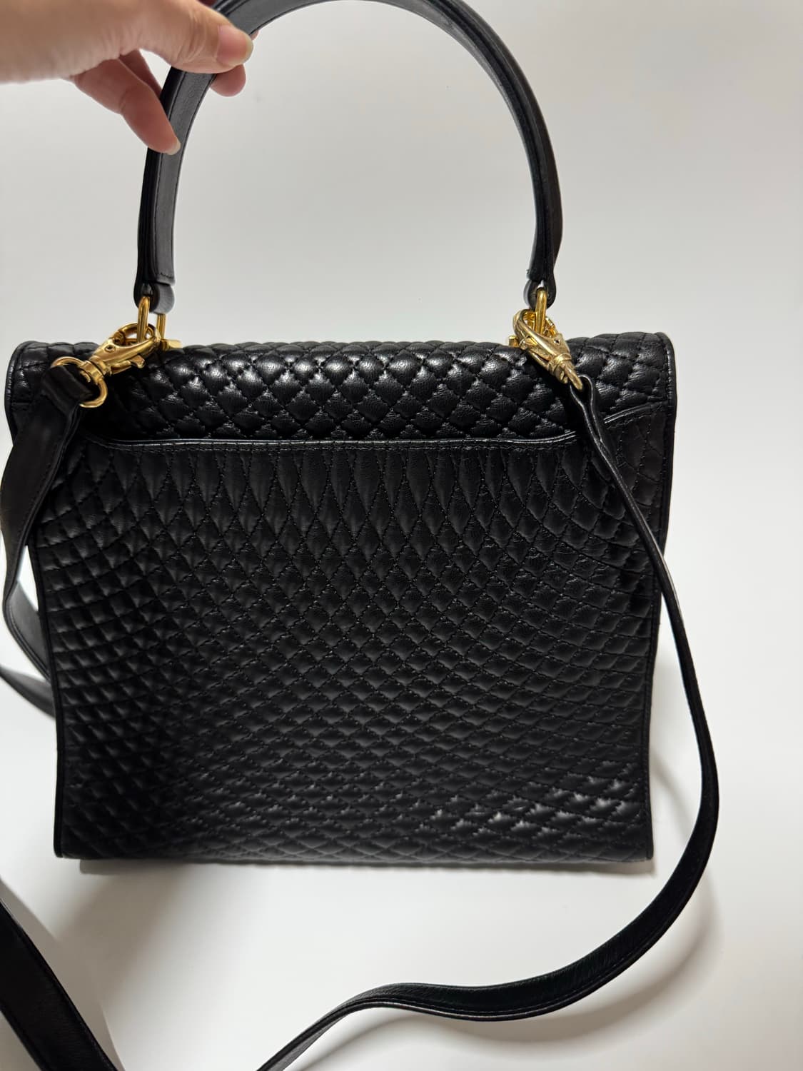 발리 퀼팅 가죽 크로스 토트백 상품이미지2