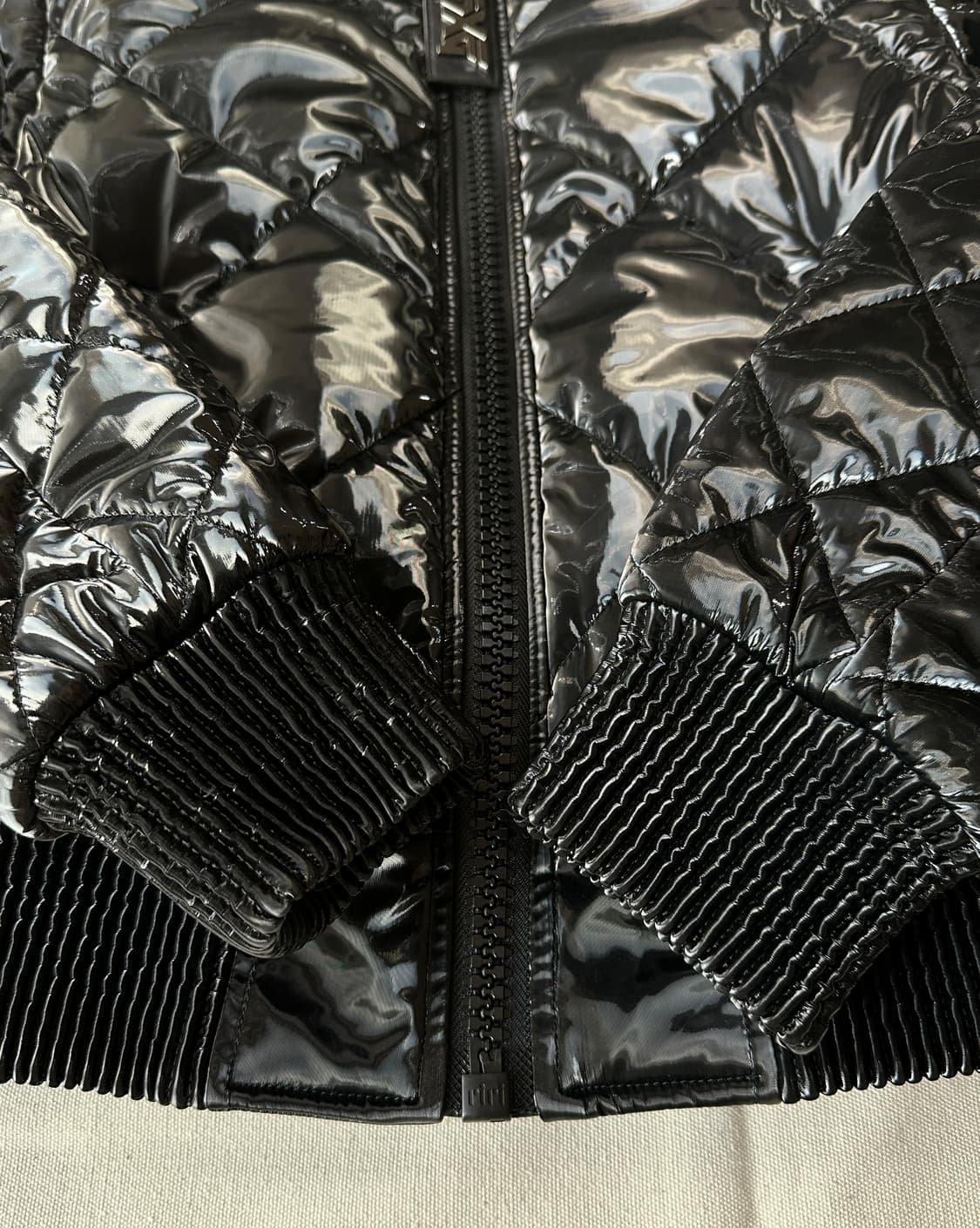 PXG 여성 다이아 퀼팅 퍼안감 유광 패딩 95 상품이미지3