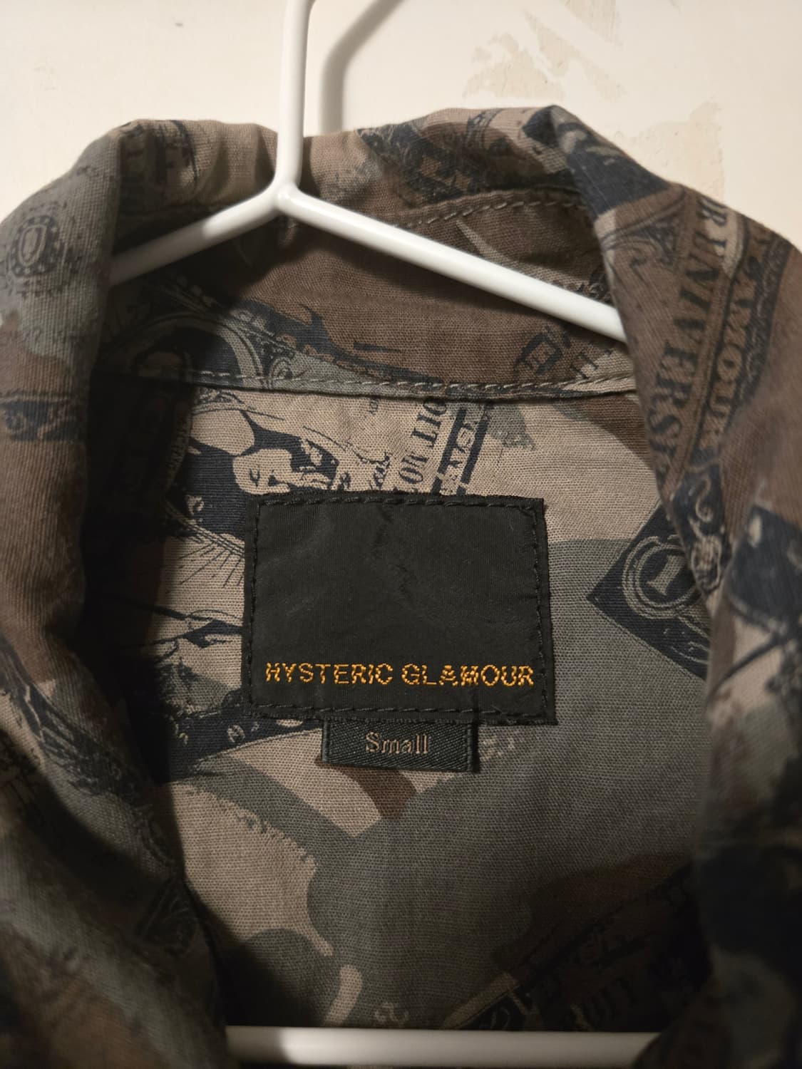 히스테릭 글래머 팝아트 카모 밀리터리 셔츠자켓 (S) 상품이미지6