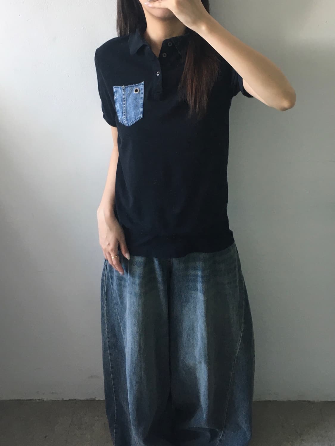 디젤 카라 반팔티 상품이미지1