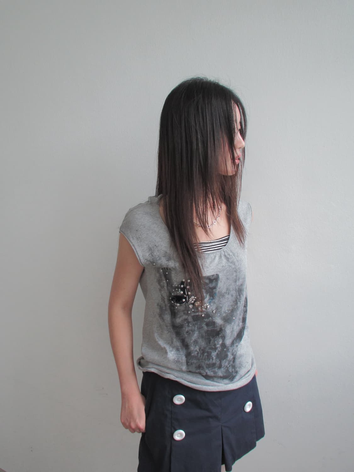 Black Maria Cat beads top 상품이미지1
