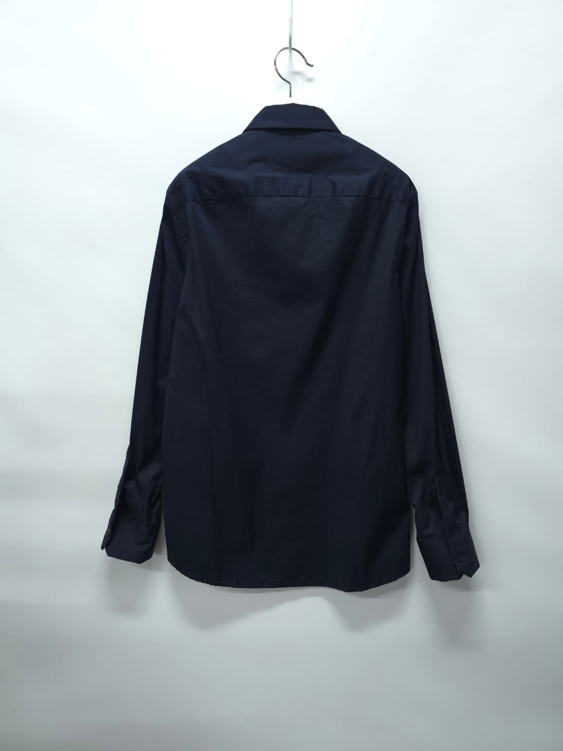 엠포리오 아르마니 네이비 체크 포인트 셔츠(95) 상품이미지6