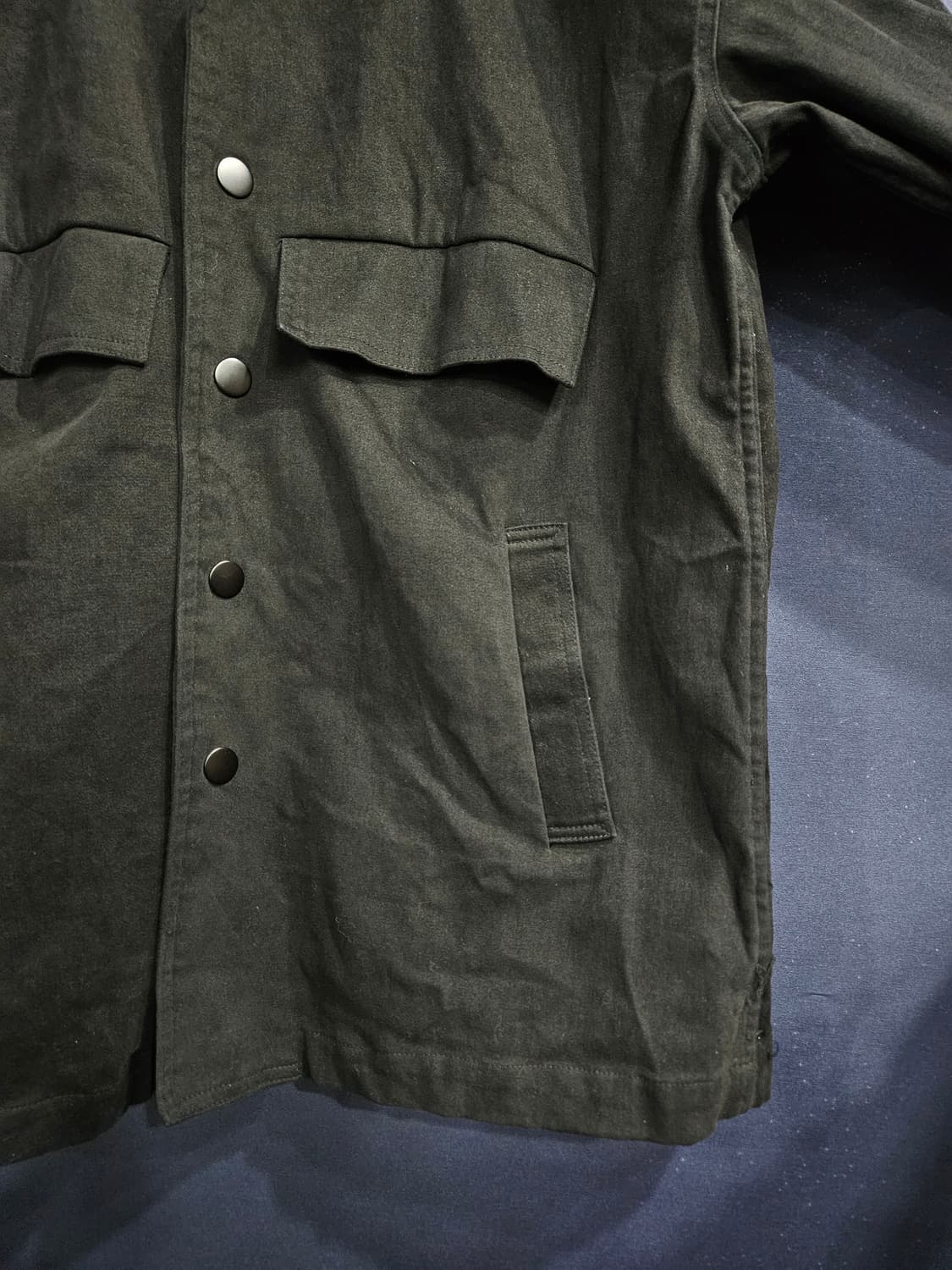 셉템버필름 자수 블랙 남성 오버핏 100~105 자켓  상품이미지6