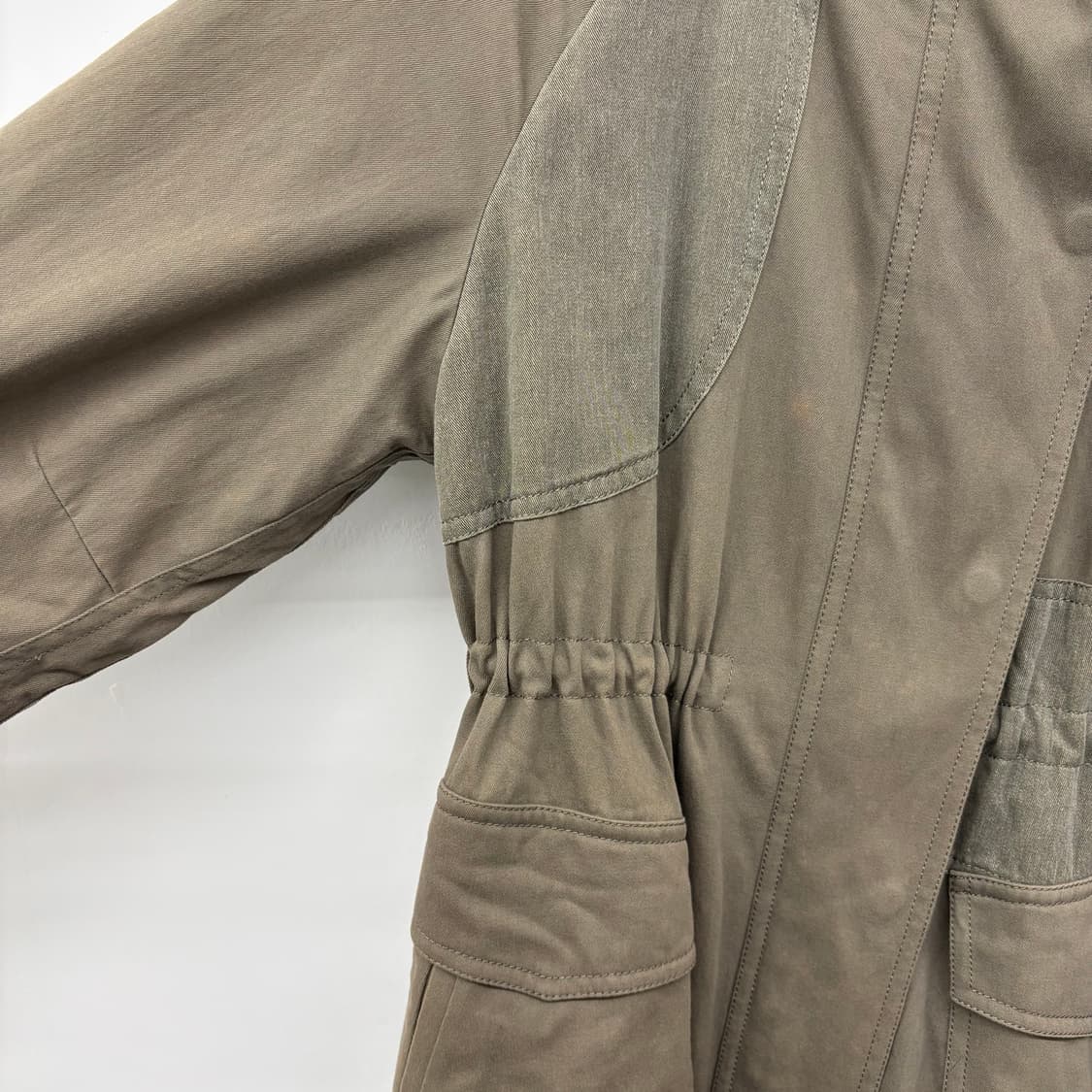 타임 카키색 후드 야상 점퍼 여/L 상품이미지4