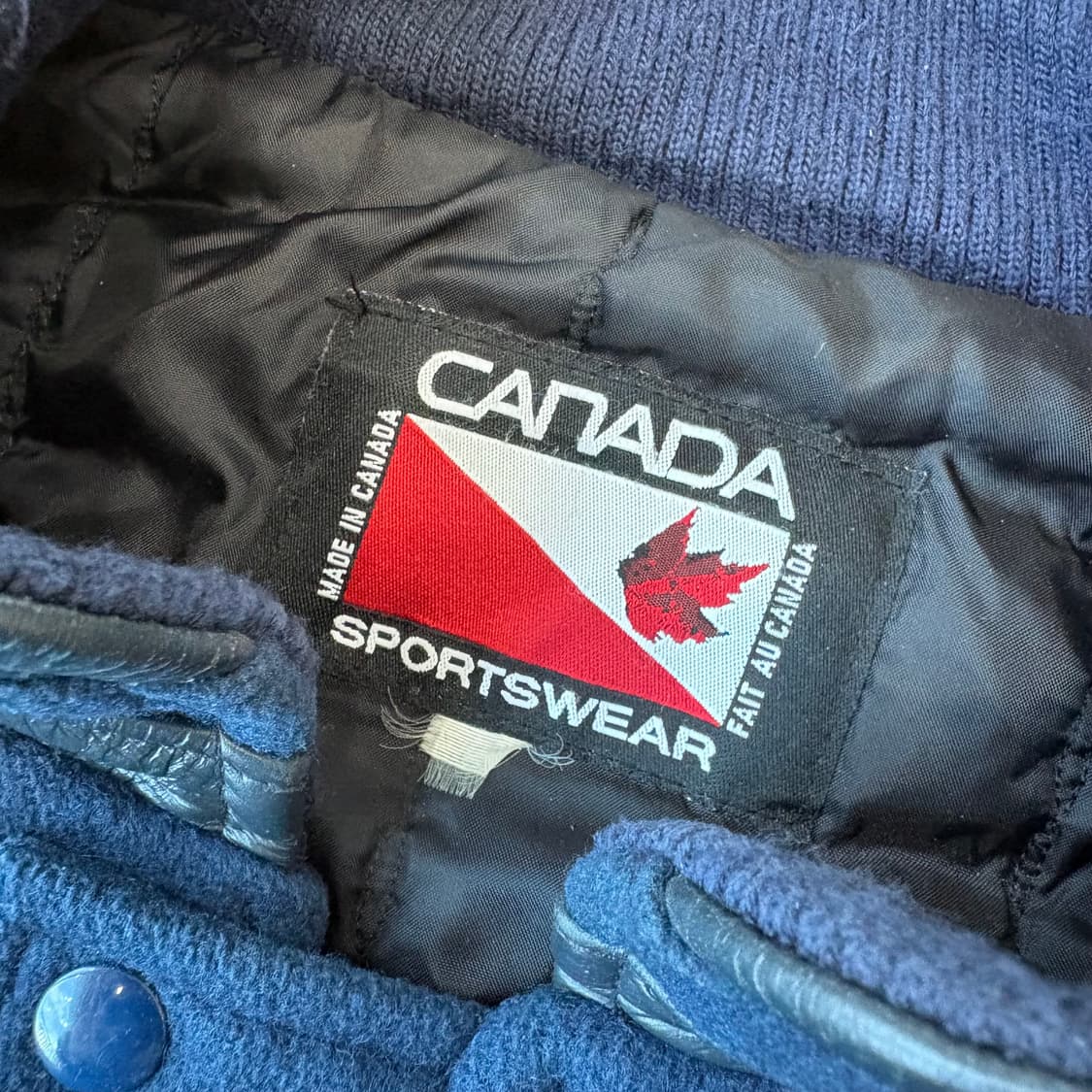 [MADE IN CANADA] 야구 자켓 과잠 레더 바시티 마원 상품이미지3