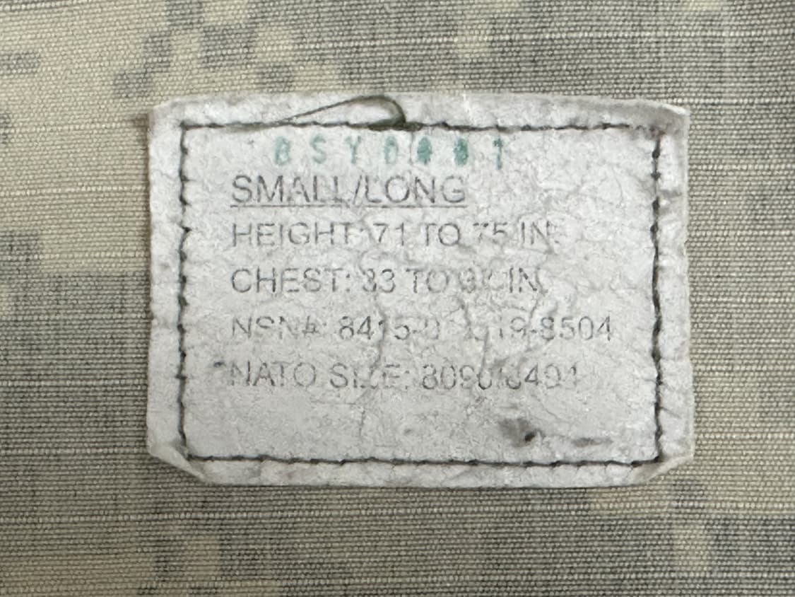 미군 구형 ACU 전투복 상의 (S/L) (M) 상품이미지9