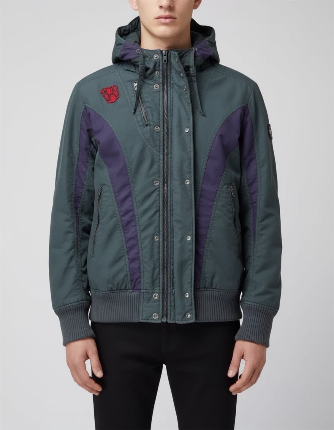 디젤  하프집업 파라슈트 후디 자켓 상품이미지1