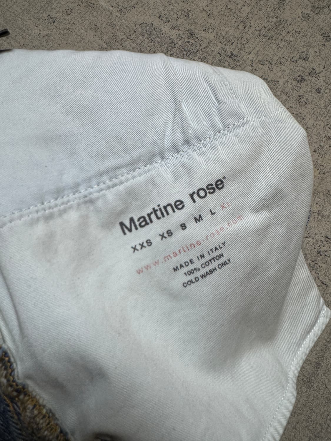 마틴로즈 해치 데님 팬츠 상품이미지4