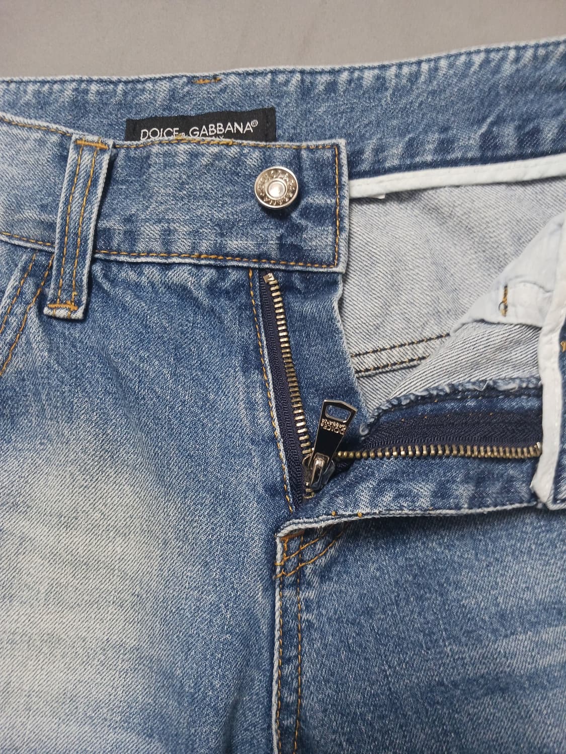 [32] 돌체앤가바나 데미지 앵클 데님 청반바지 상품이미지6