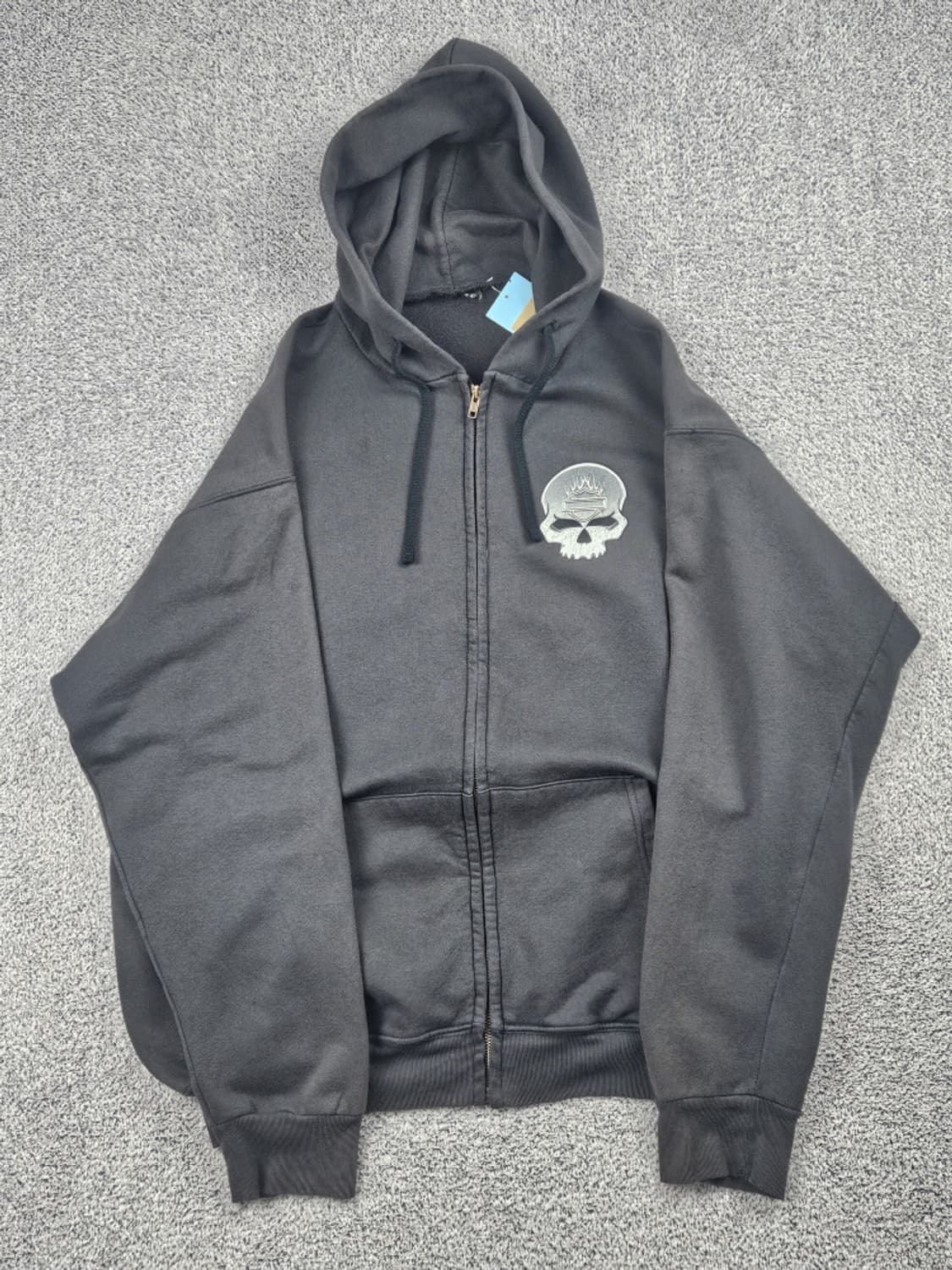 할리데이비슨 스컬로고 스웻 후드 집업 ( 상세설명참조 ) / 10477 상품이미지2