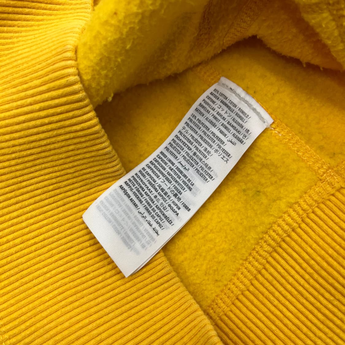 아베크롬비 버건디 패치 옐로우 후드집업 S 상품이미지7