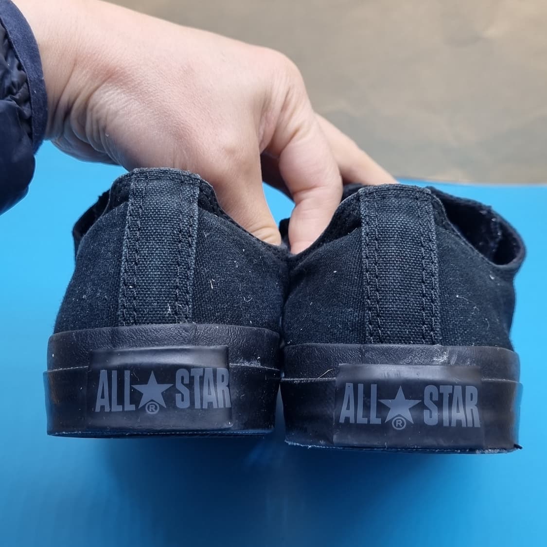 컨버스 올스타 로우 올블랙 스니커즈 270  상품이미지4