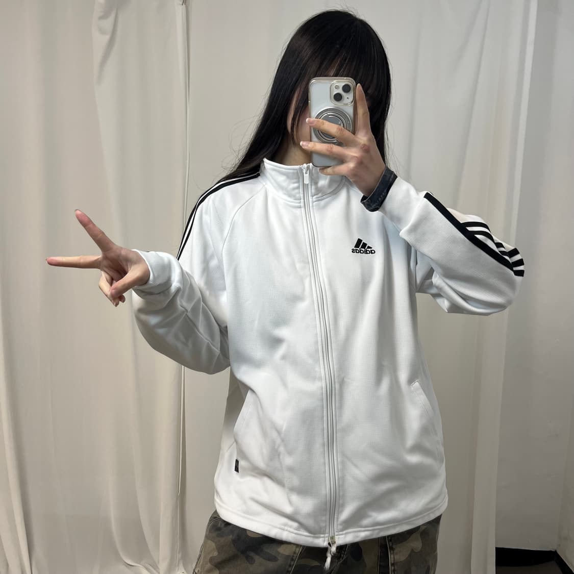 Adidas White Track Jacket 상품이미지2